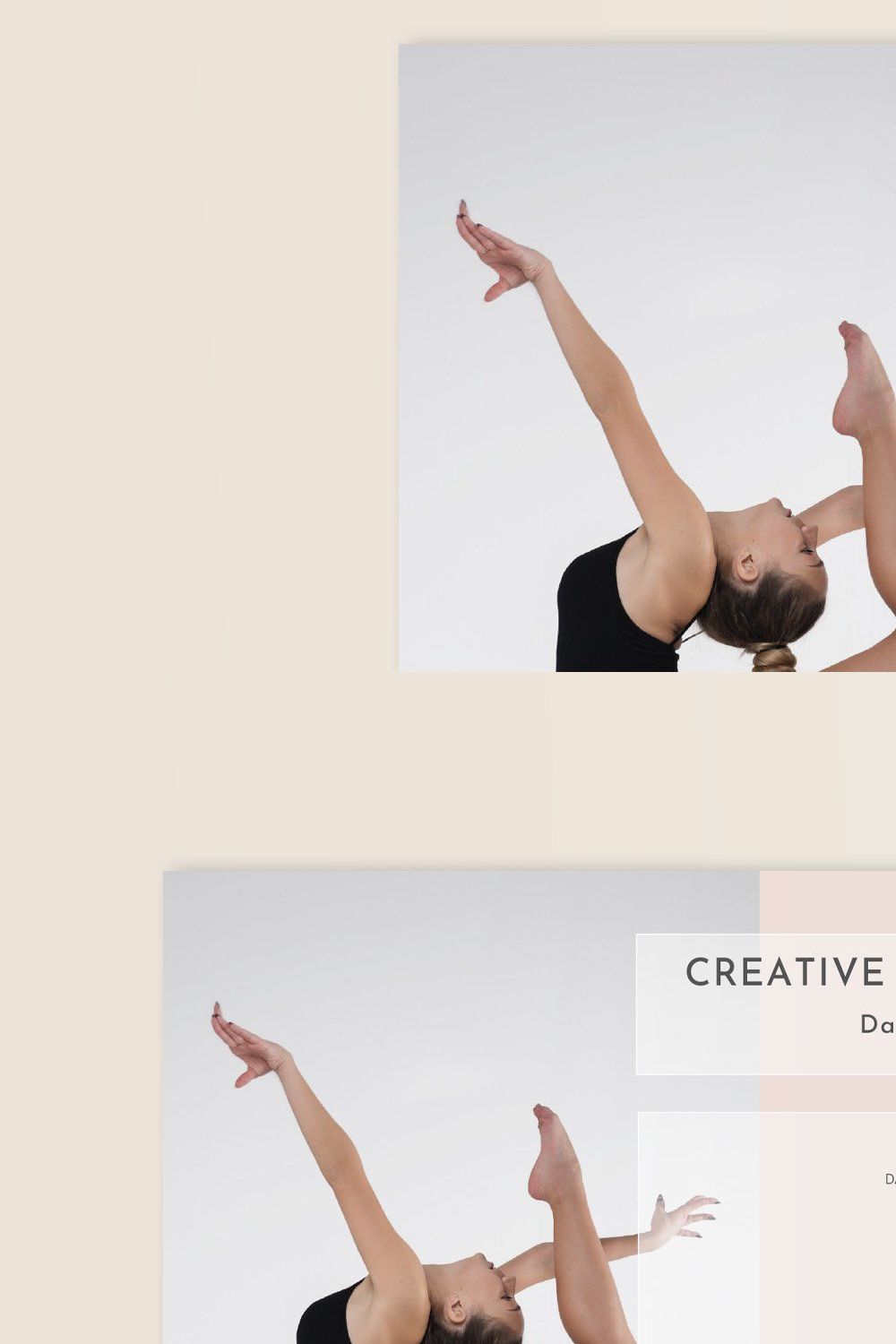 Resume Template for Actors, Dancers pinterest preview image.