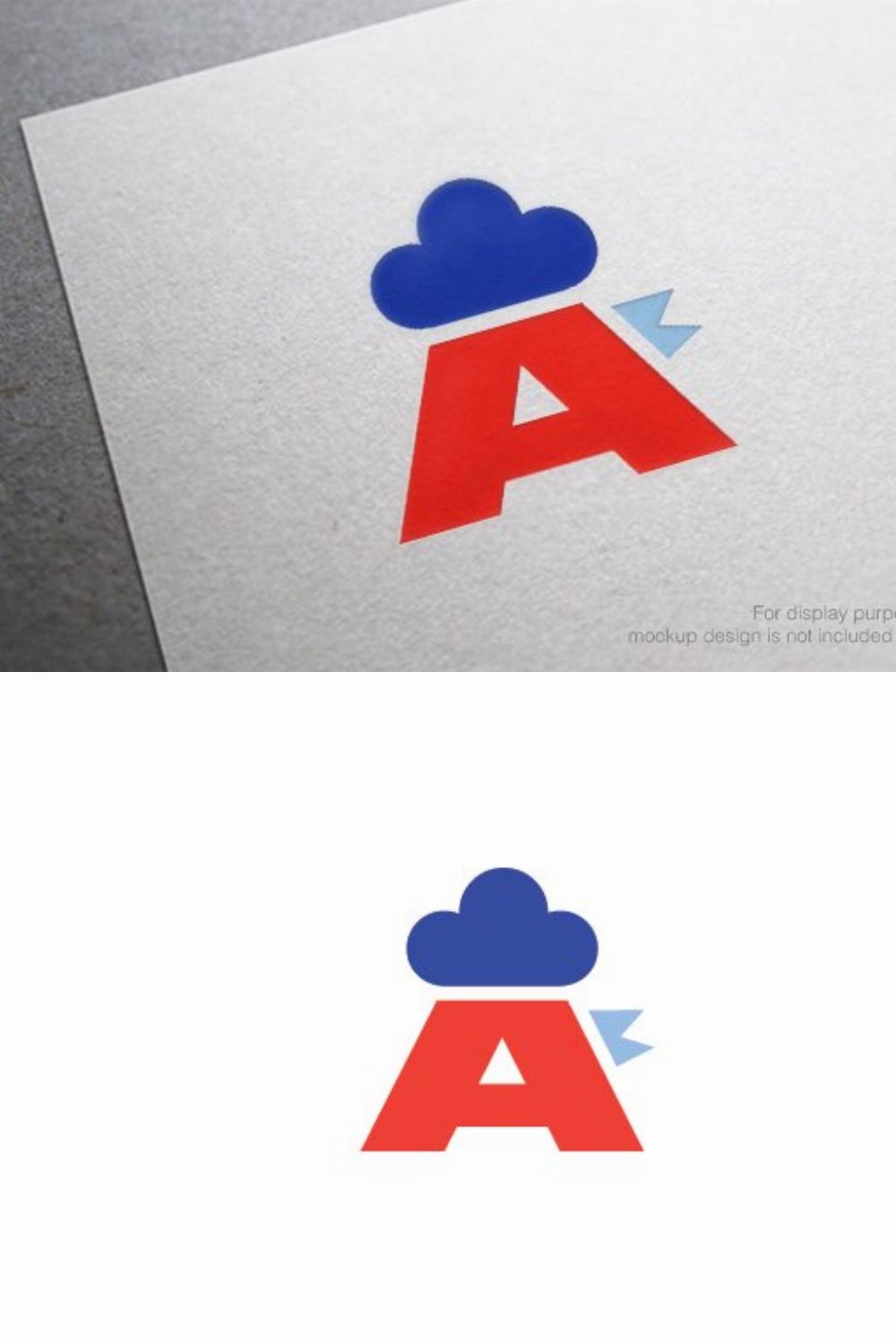 Rooster Letter A Logo pinterest preview image.