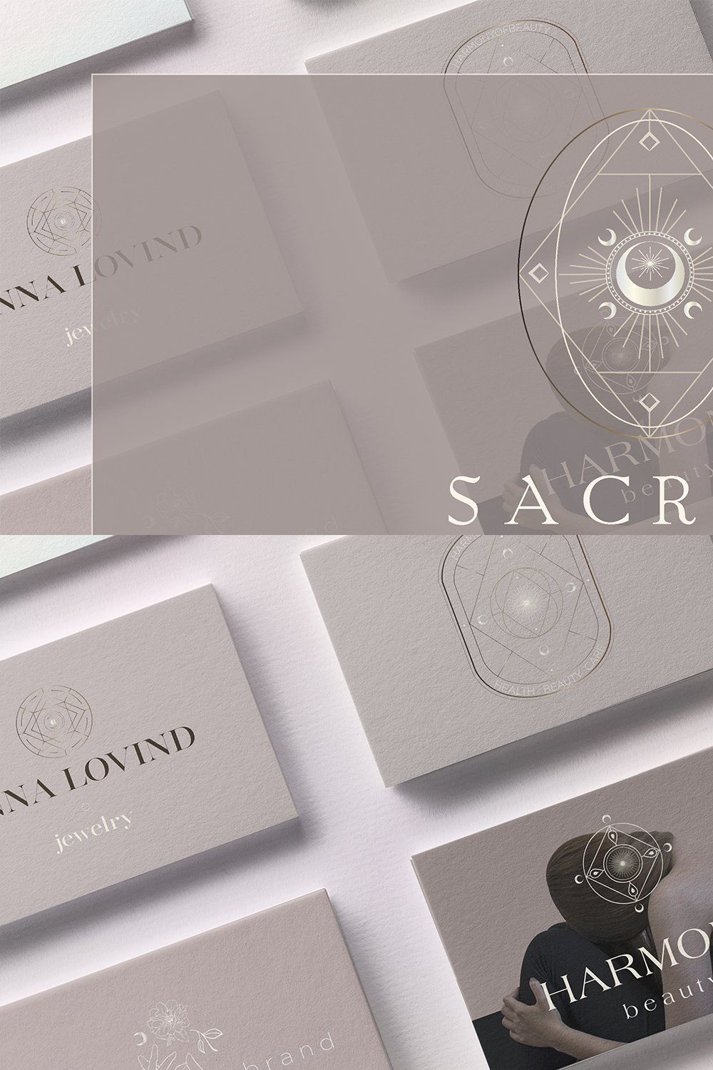 Sacral- Brand Kit pinterest preview image.
