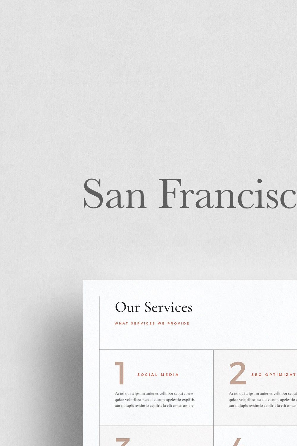 San Francisco Proposal Pack pinterest preview image.
