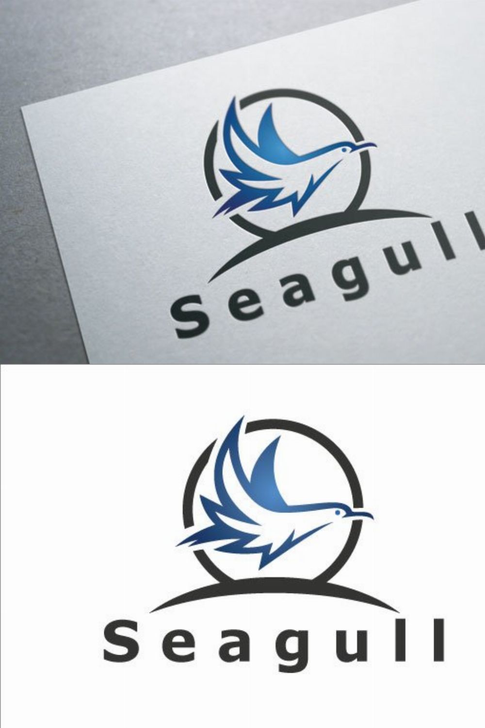 Seagull Logo pinterest preview image.