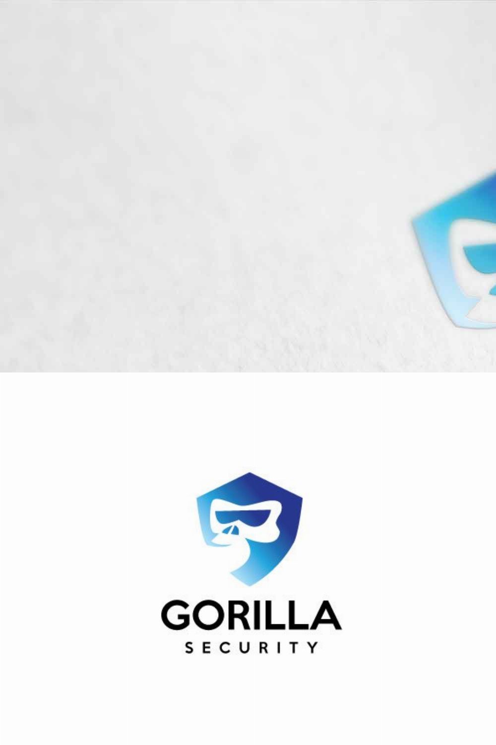 Security Gorilla Logo pinterest preview image.