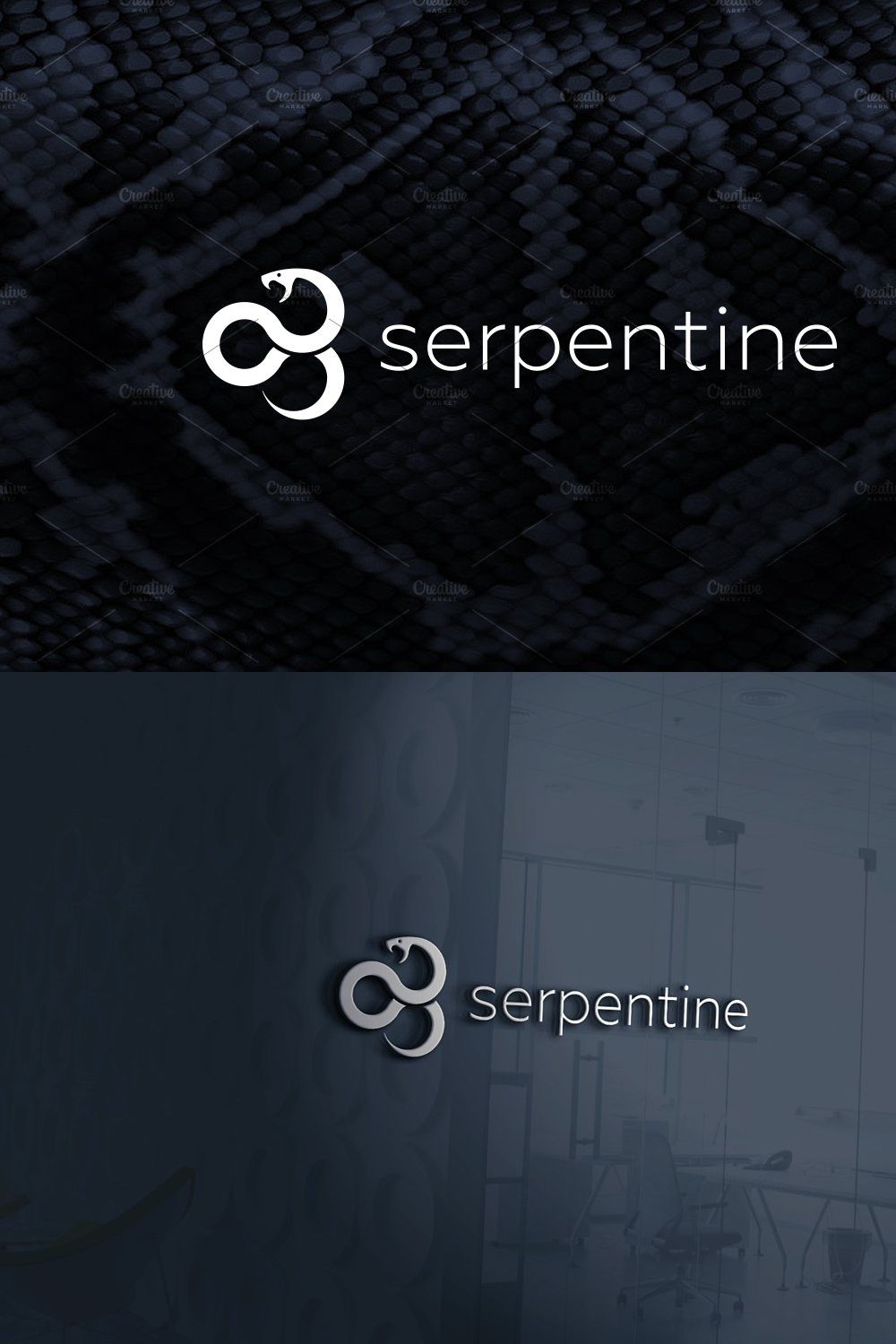 Serpentine Logo pinterest preview image.