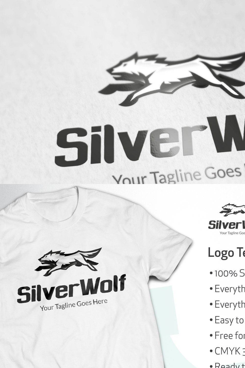 silverwolf logo pinterest preview image.