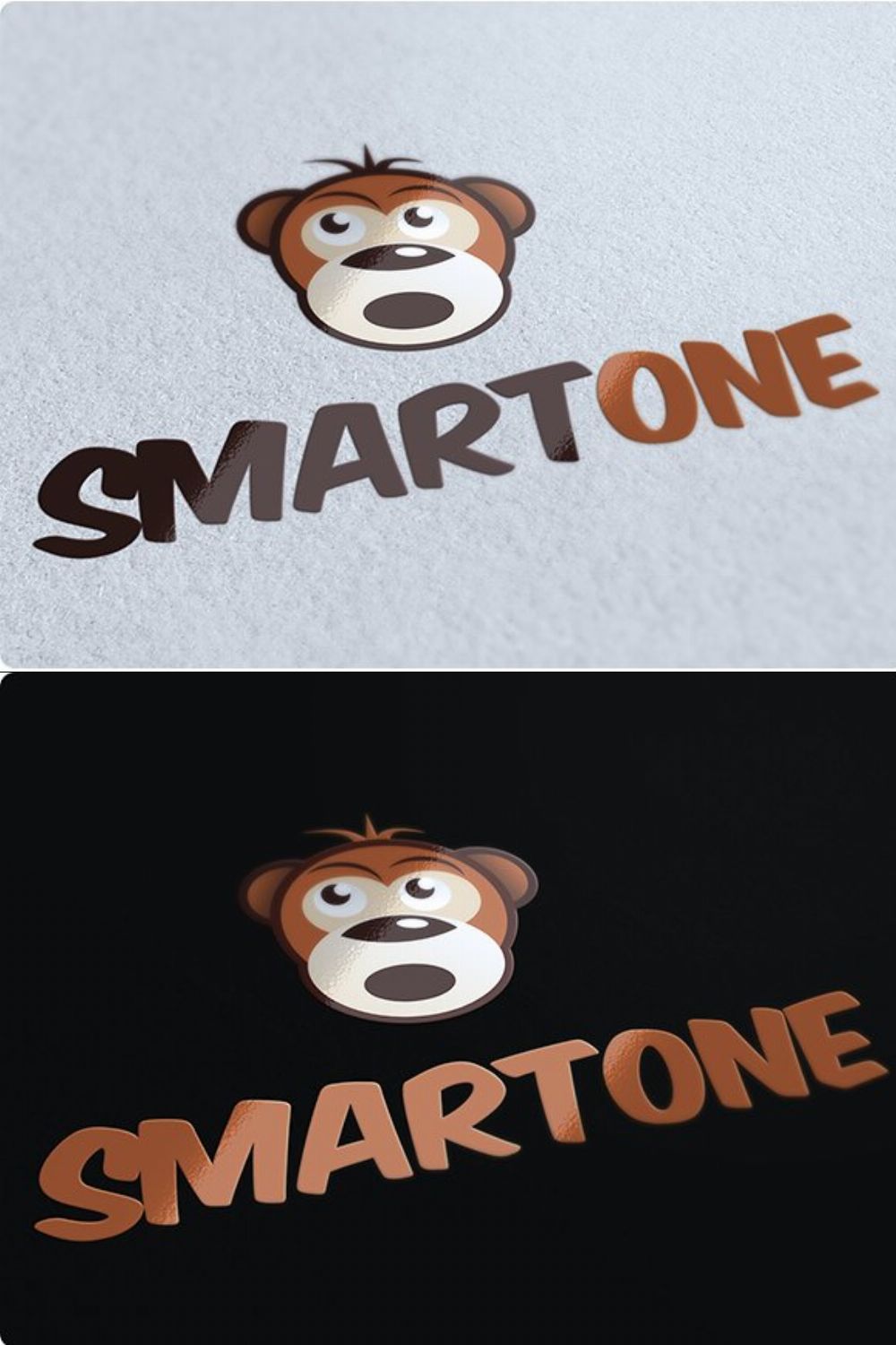 SmartOne Logo Design pinterest preview image.