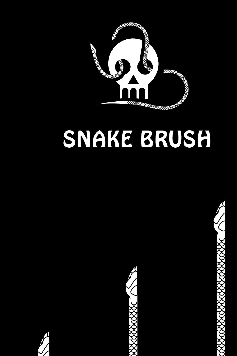 Snake Brush pinterest preview image.