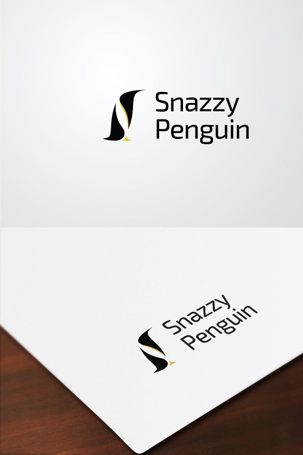 Snazzy Penguin | Vector Logo pinterest preview image.