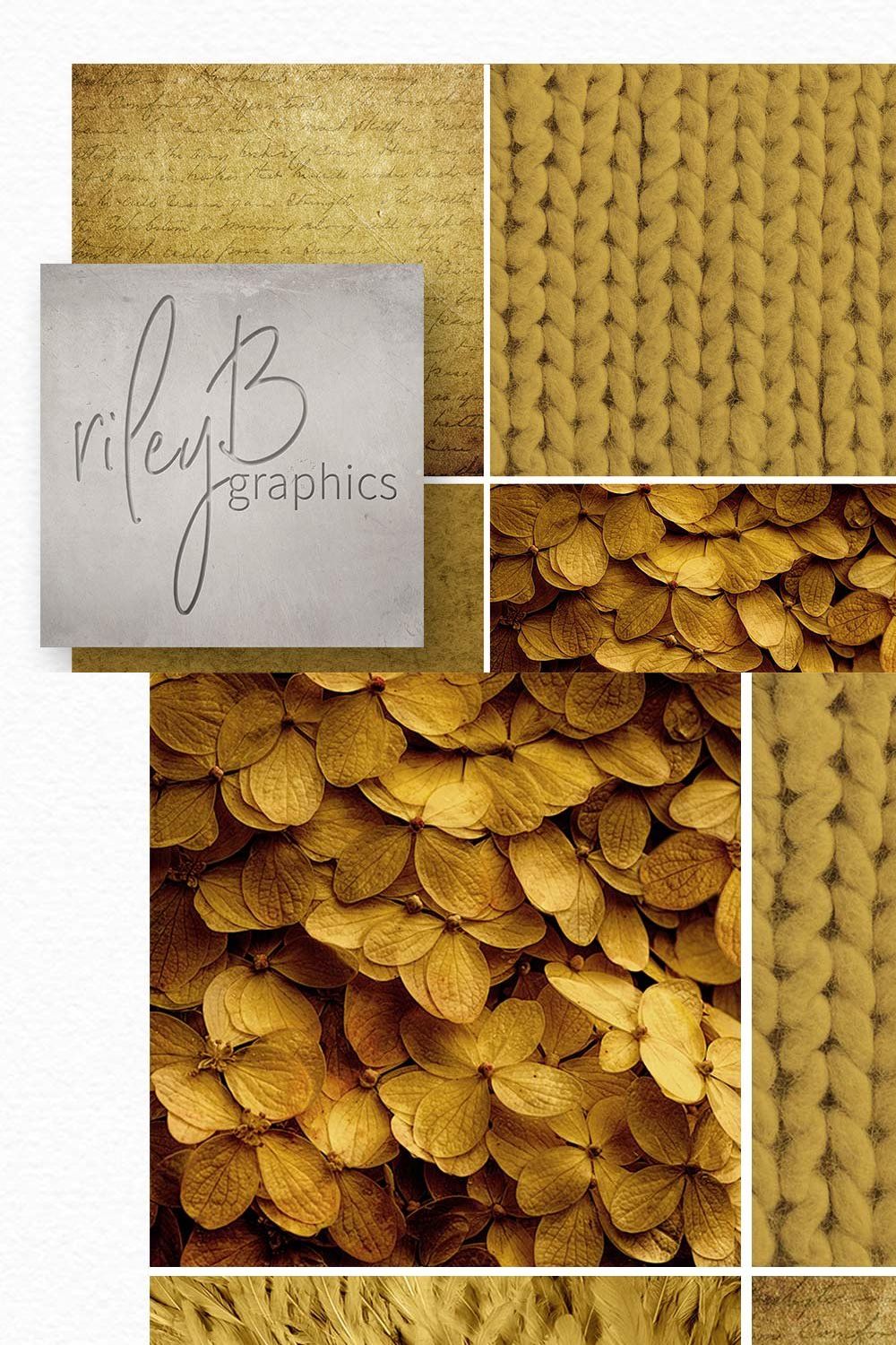 Spicy Mustard Textures pinterest preview image.
