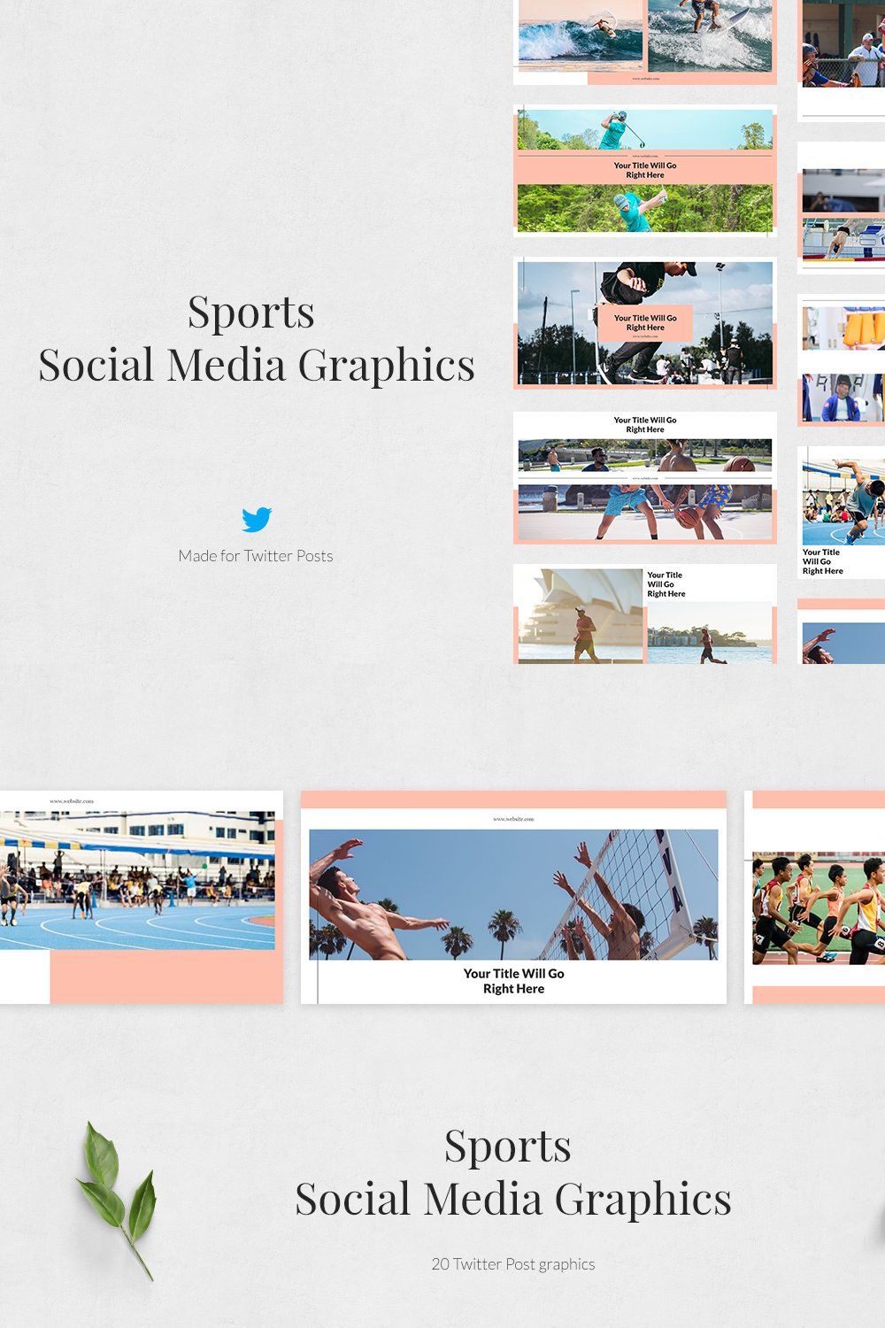 Sports Twitter Posts pinterest preview image.