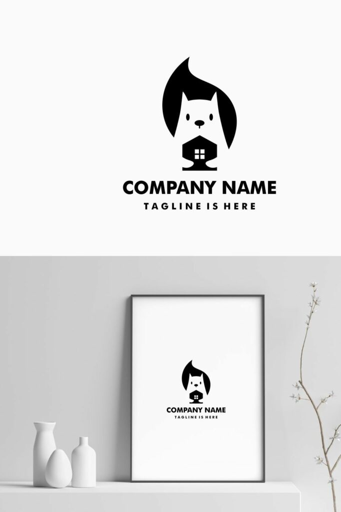 squirrel house logo MasterBundles