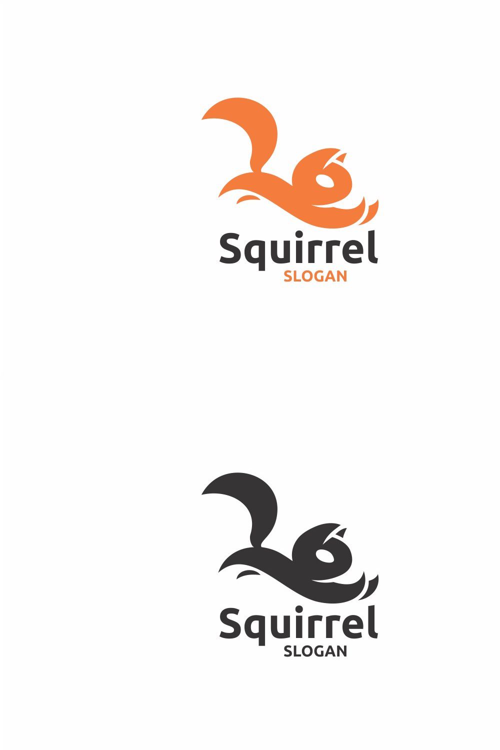 Squirrel Logo pinterest preview image.