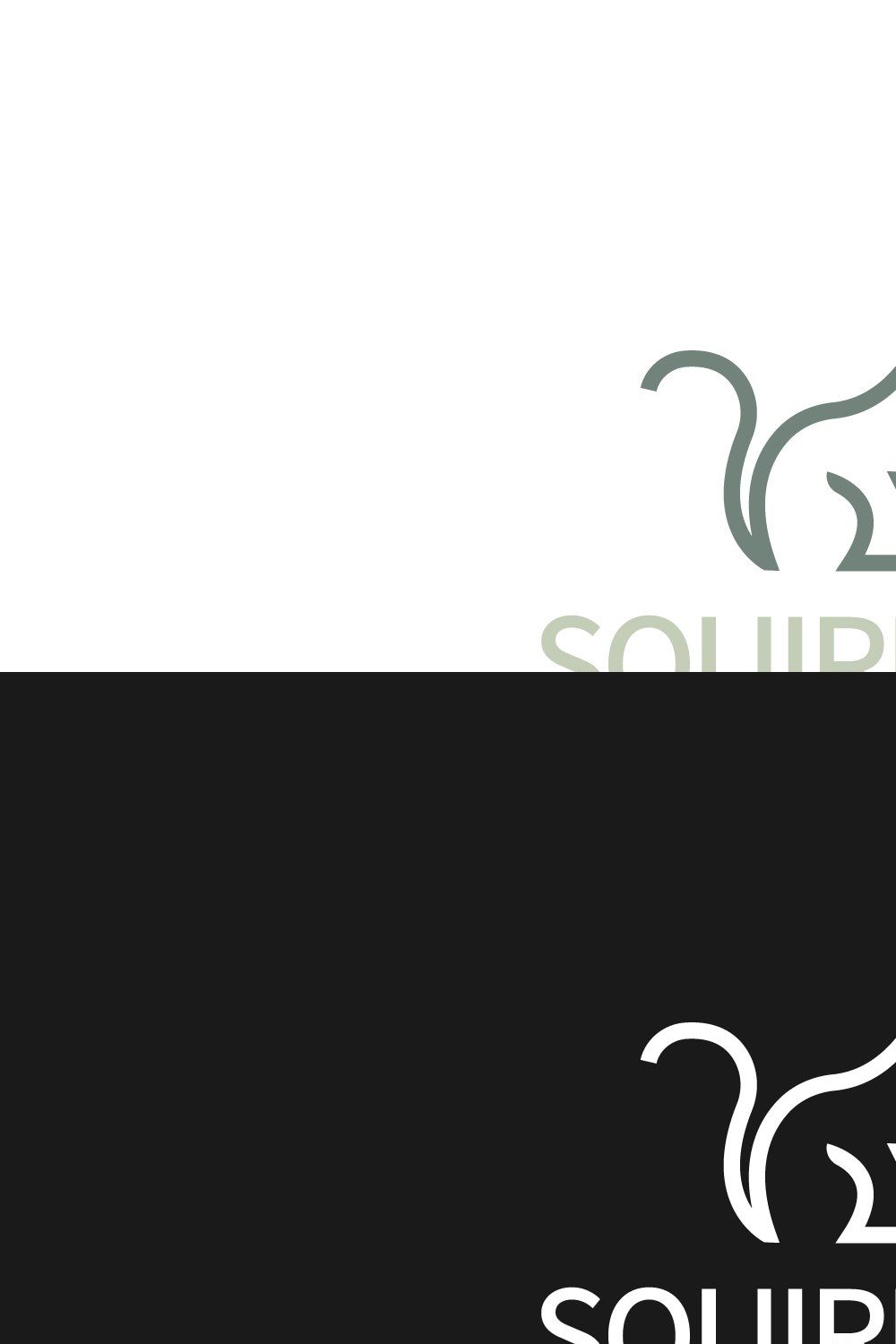 squirrel logo pinterest preview image.