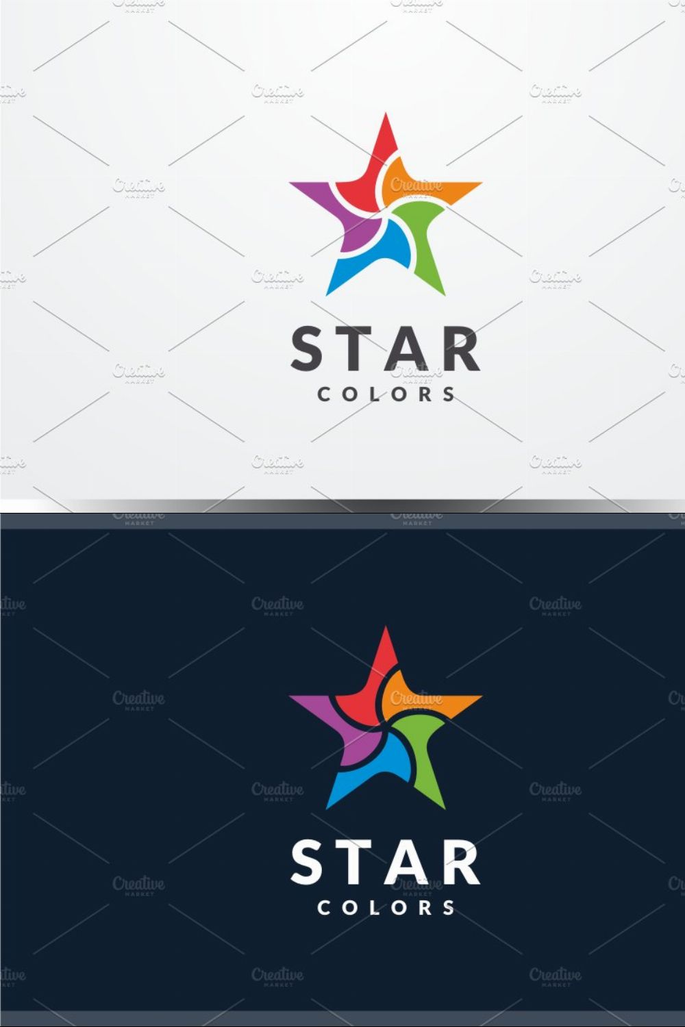 Star Colors Logo pinterest preview image.