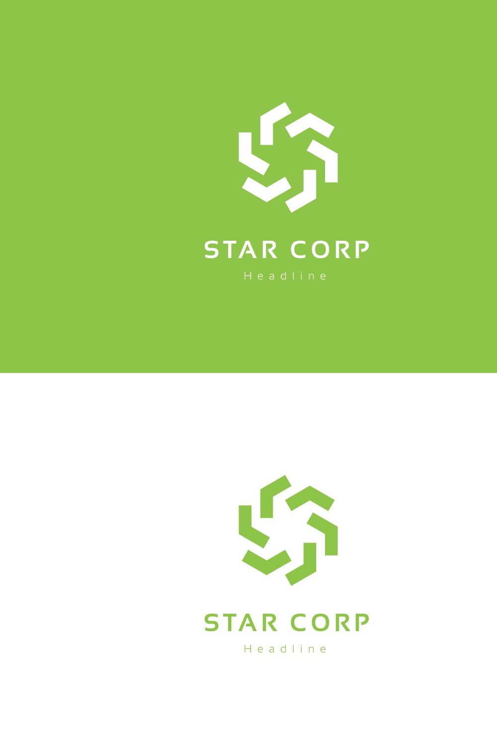 Star corporation logo. pinterest preview image.