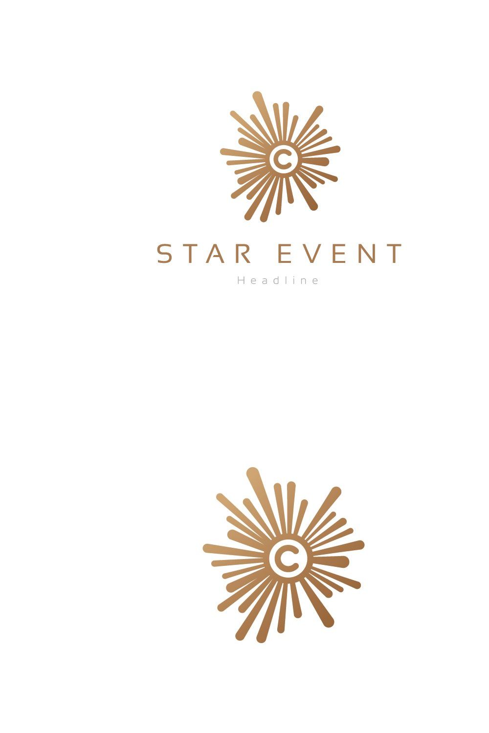Star event company logo. pinterest preview image.