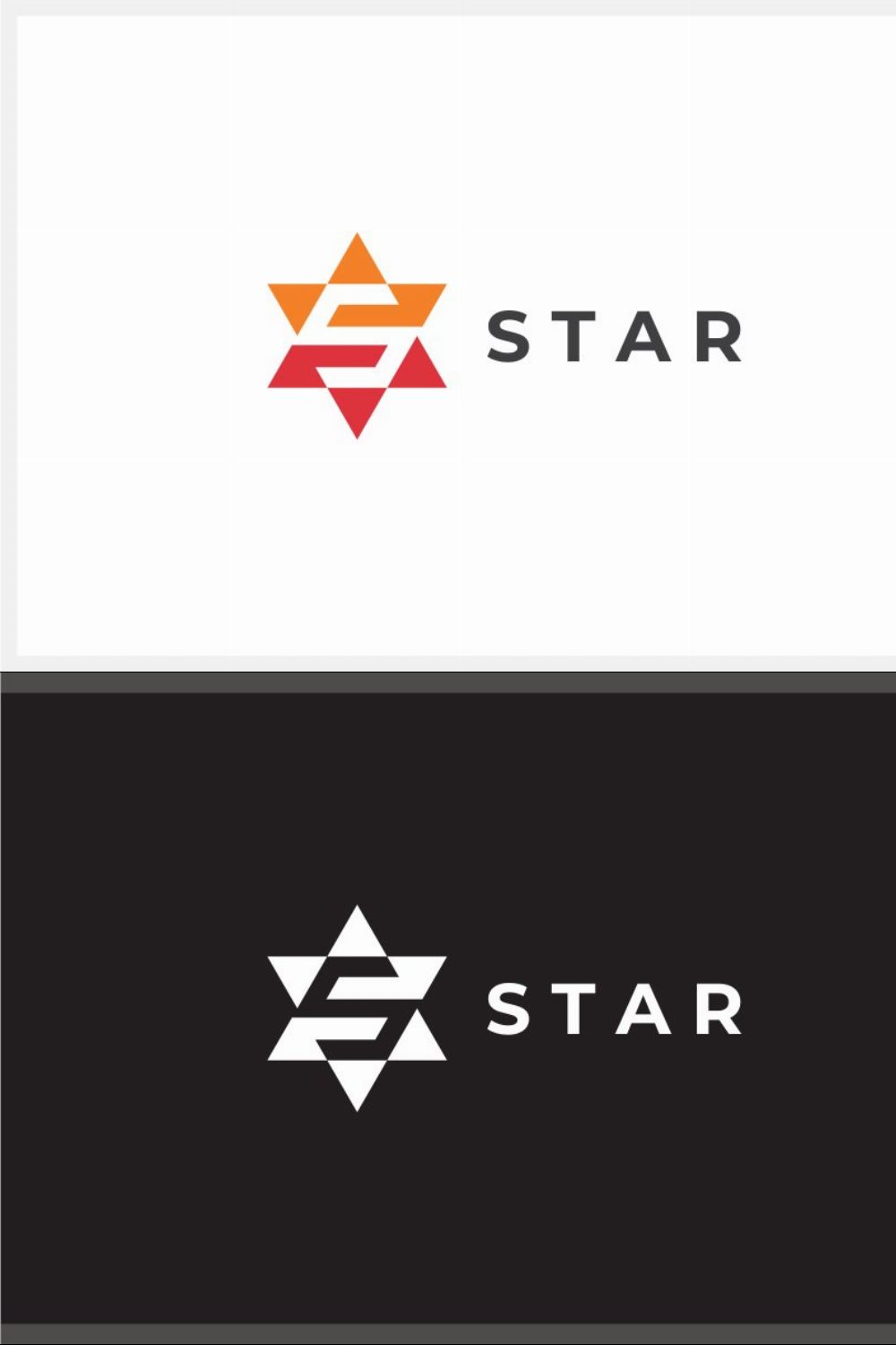 Star - Letter S Logo pinterest preview image.