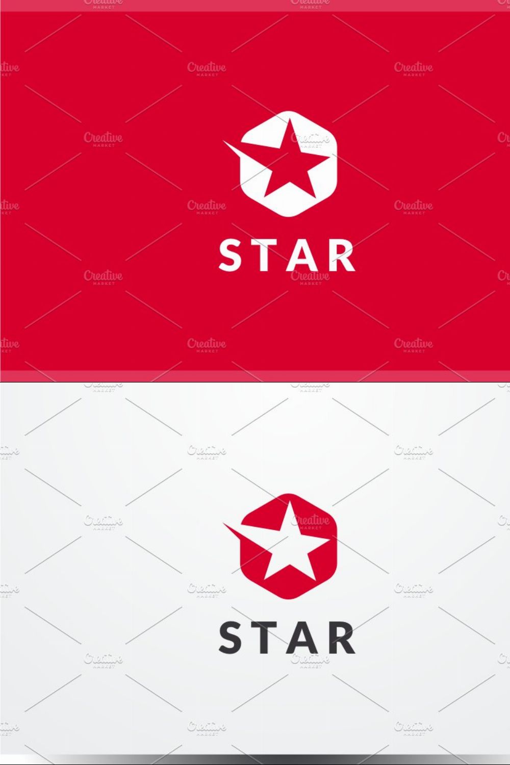 Star Logo pinterest preview image.