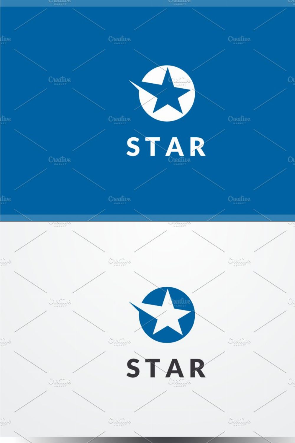 Star Logo pinterest preview image.