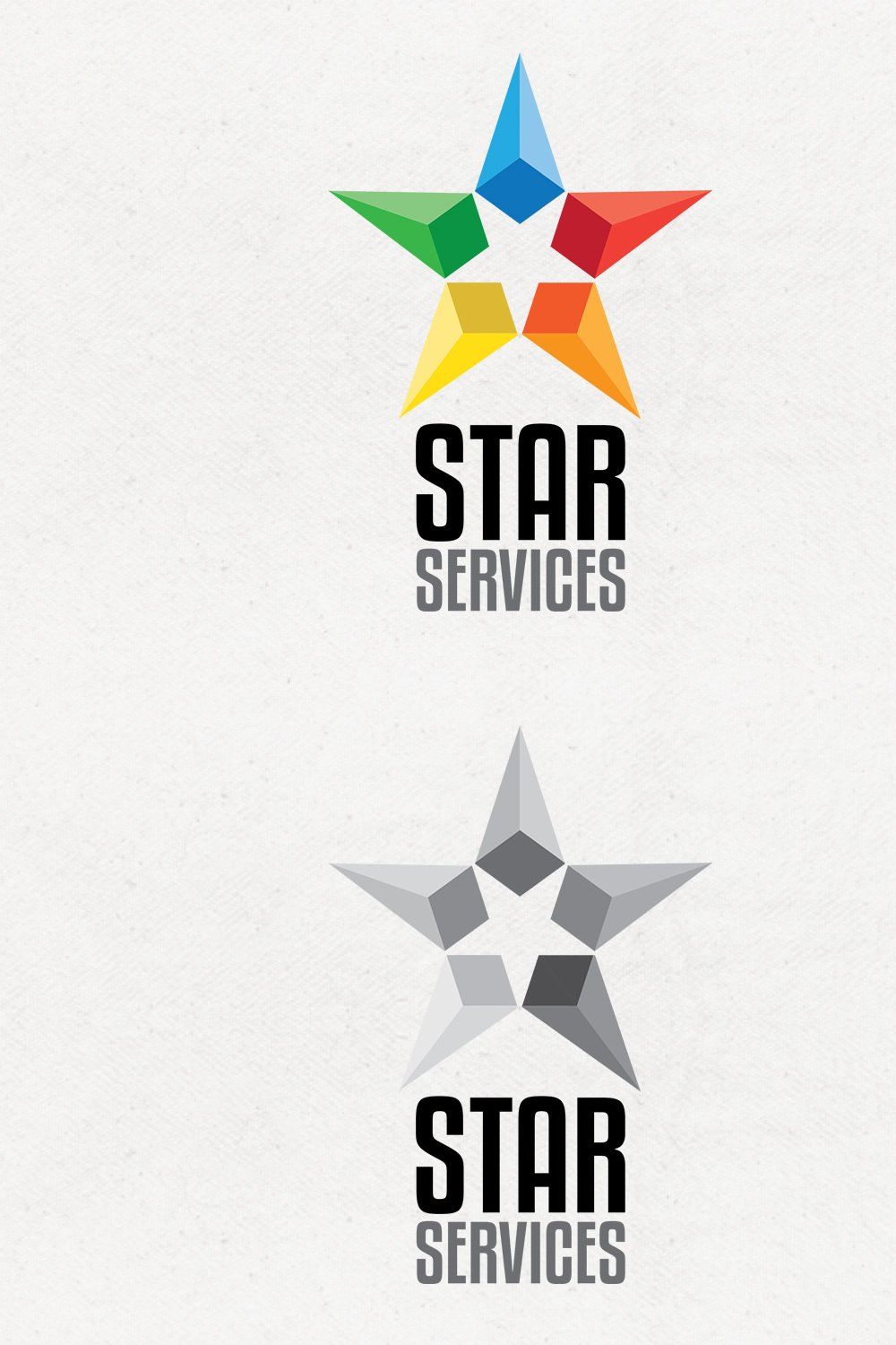 Star Services Identity pinterest preview image.