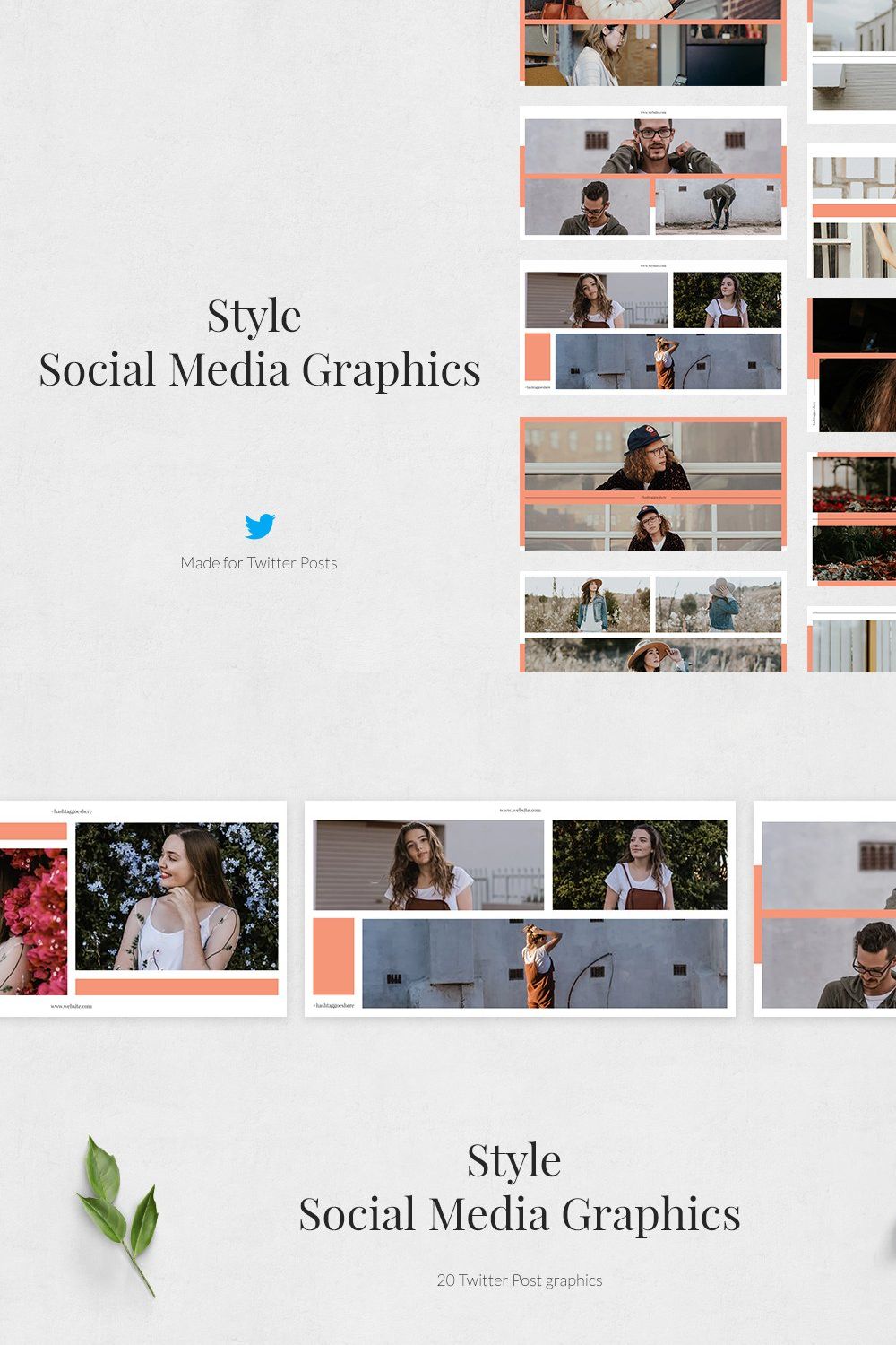 Style Twitter Posts pinterest preview image.