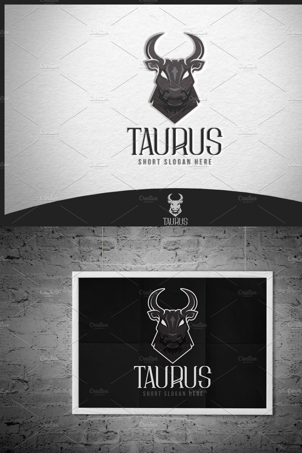 Taurus Logo pinterest preview image.