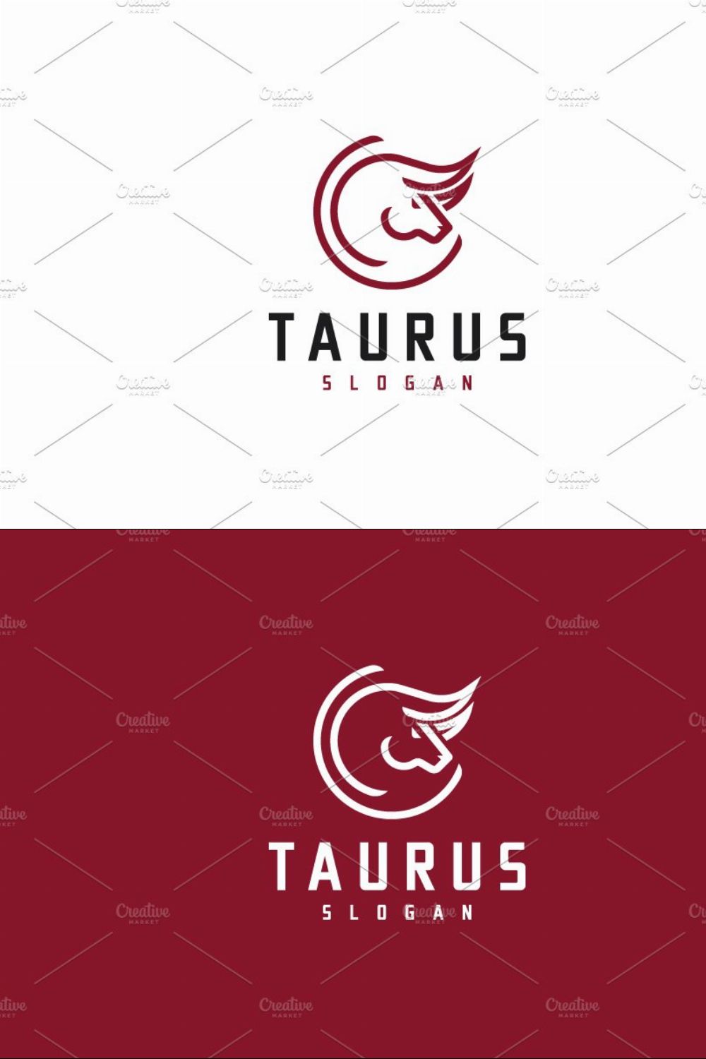 Taurus Logo pinterest preview image.