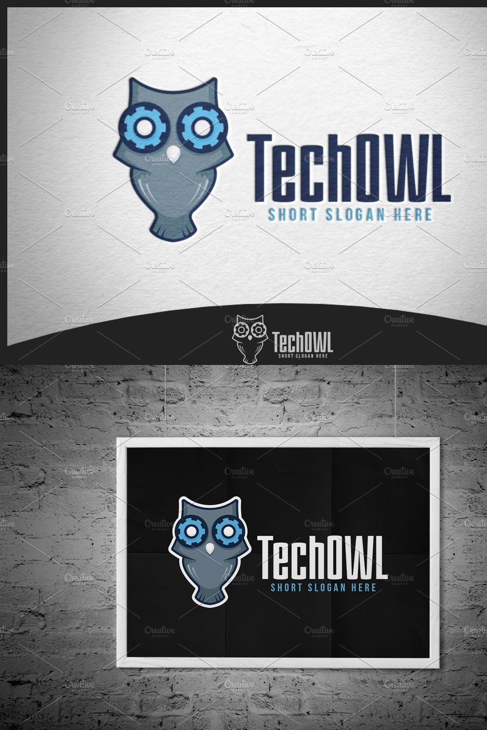 TechOwl Logo pinterest preview image.