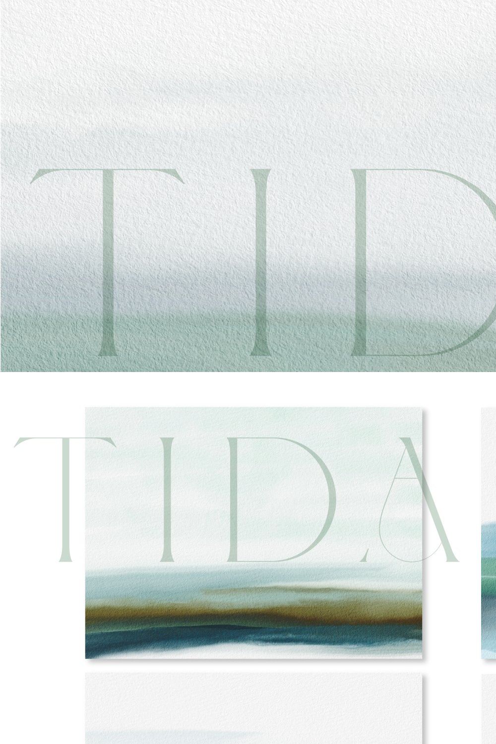 Tidal - Watercolor Textures pinterest preview image.