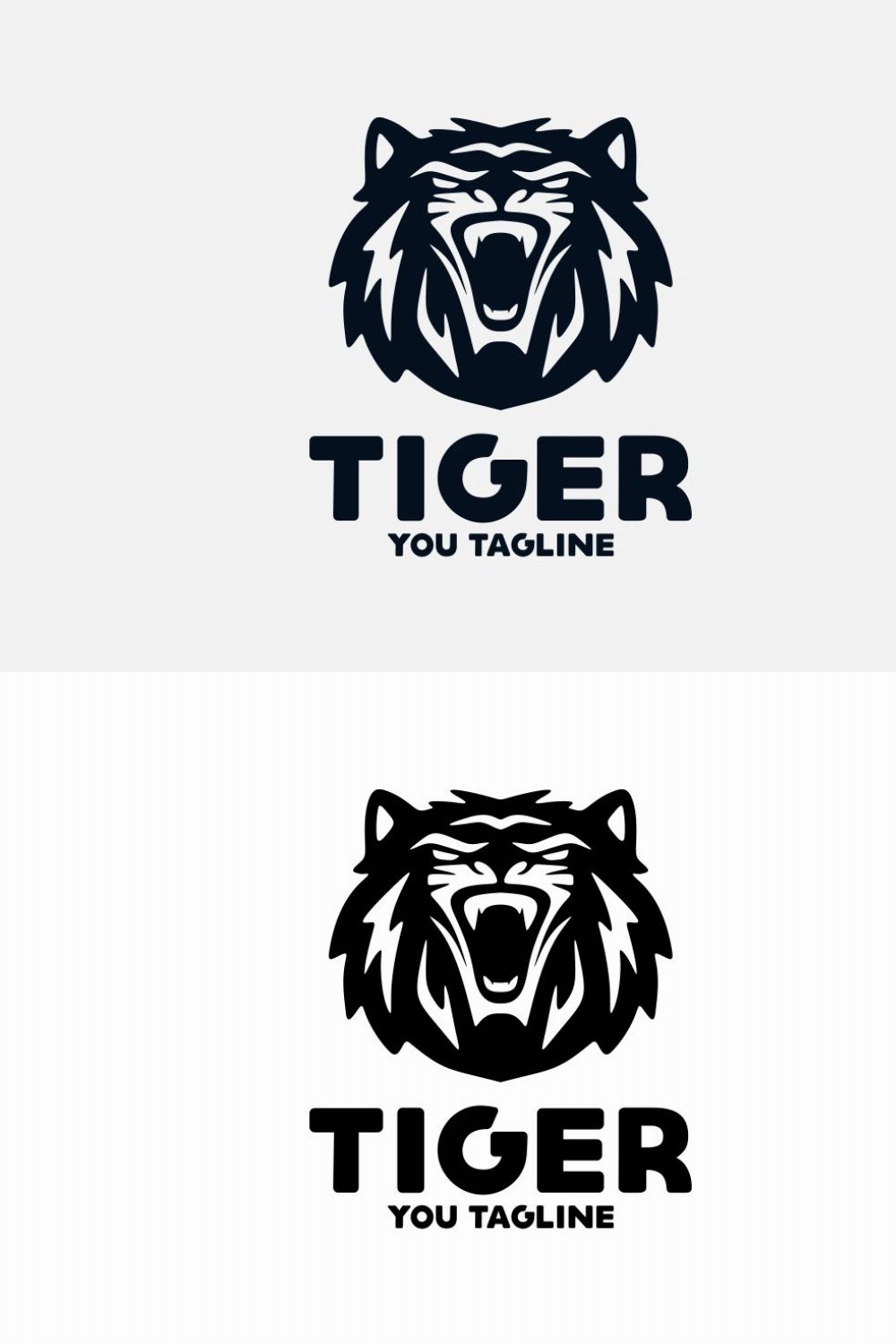 Tiger pinterest preview image.