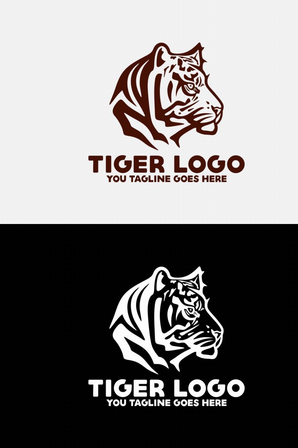 Tiger Logo pinterest preview image.