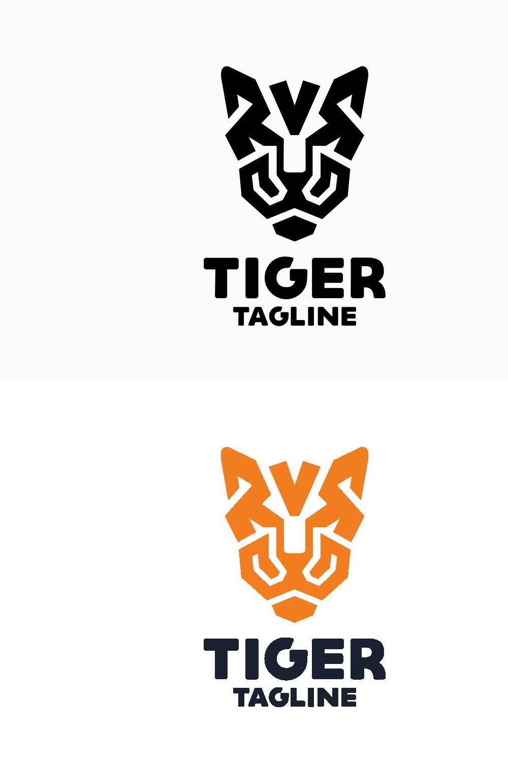 Tiger Logo pinterest preview image.