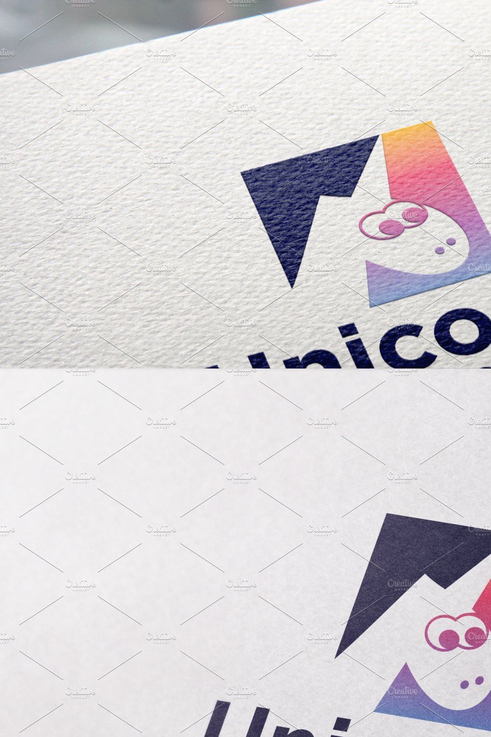 Unicorns Logo pinterest preview image.