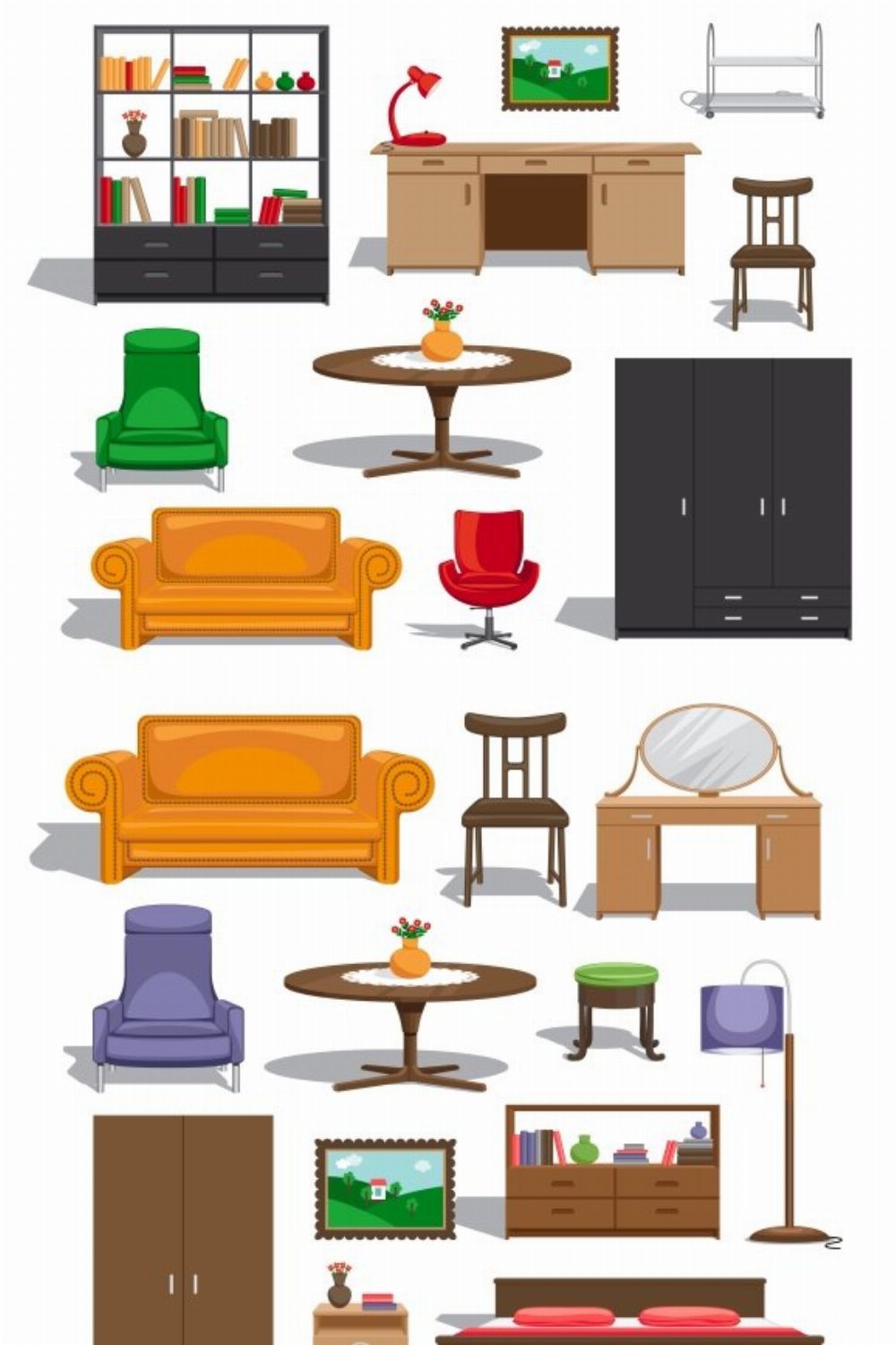 Vector Furniture pinterest preview image.