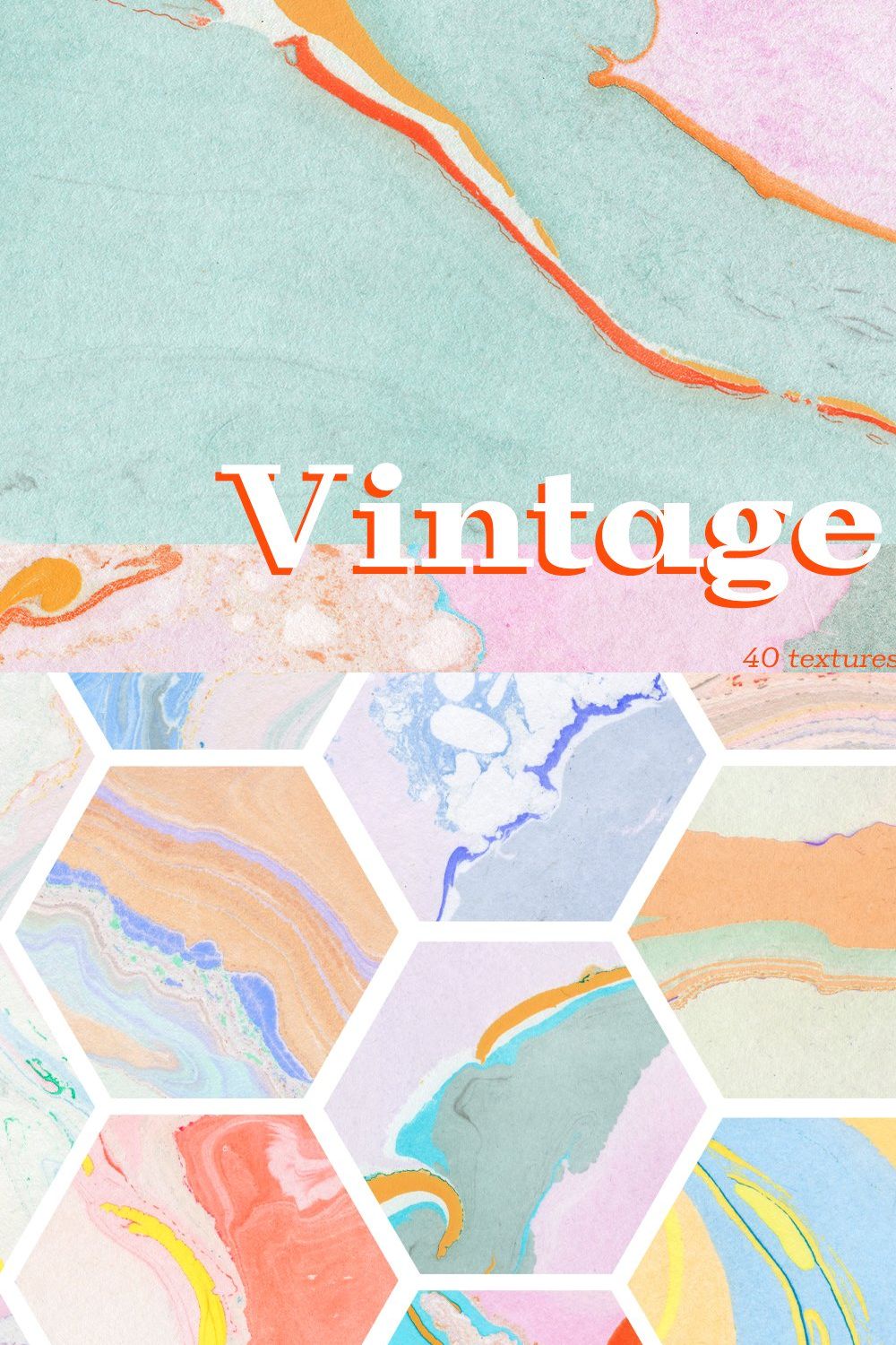 Vintage Vibes Textures pinterest preview image.