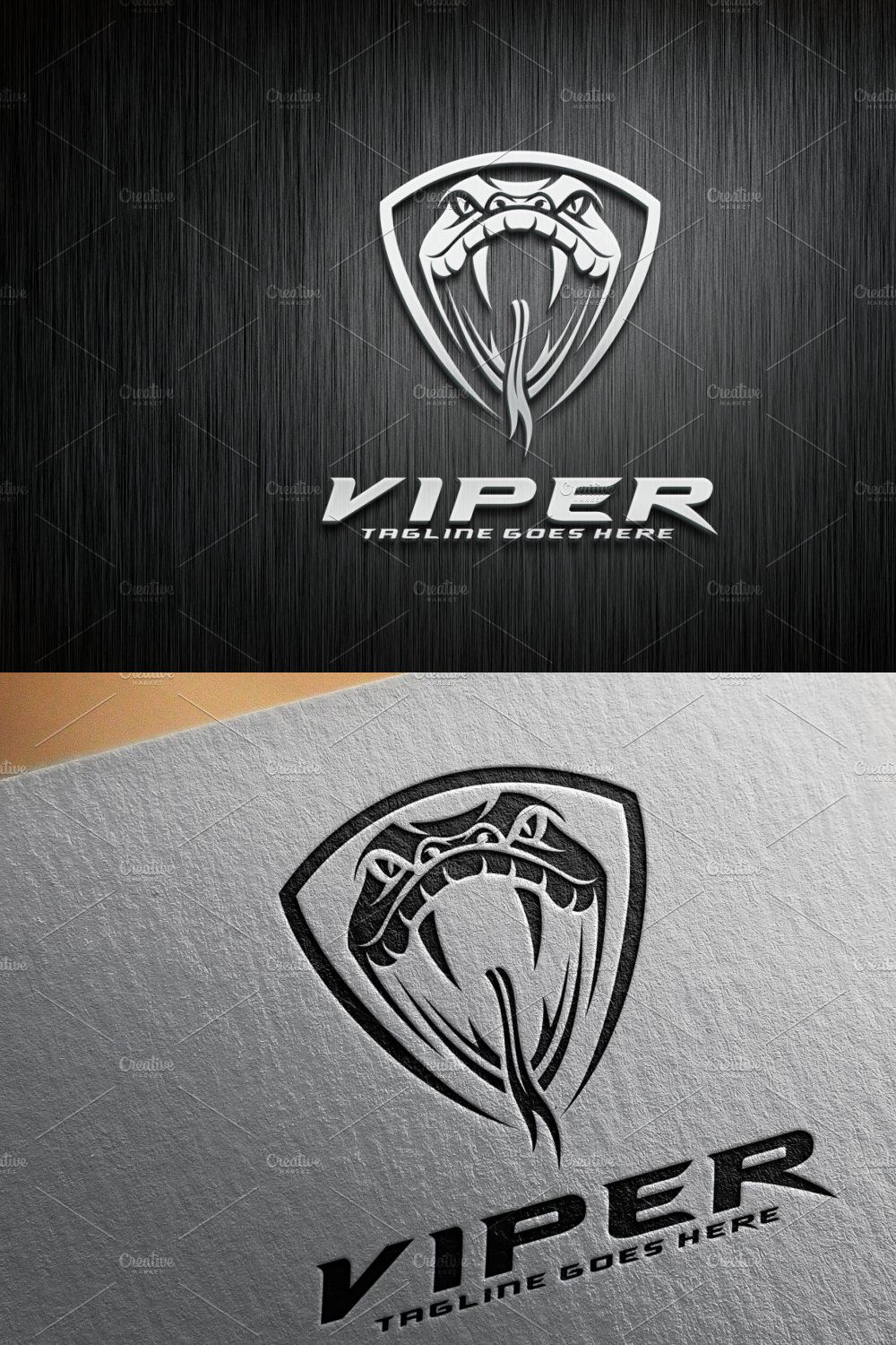 Viper Logo pinterest preview image.