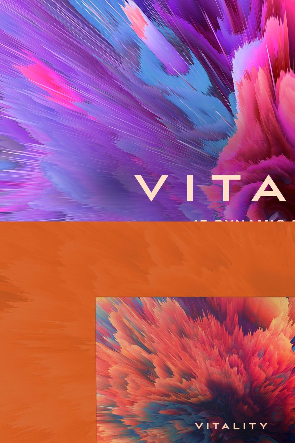 Vitality: 15 Dynamic 3D Textures pinterest preview image.