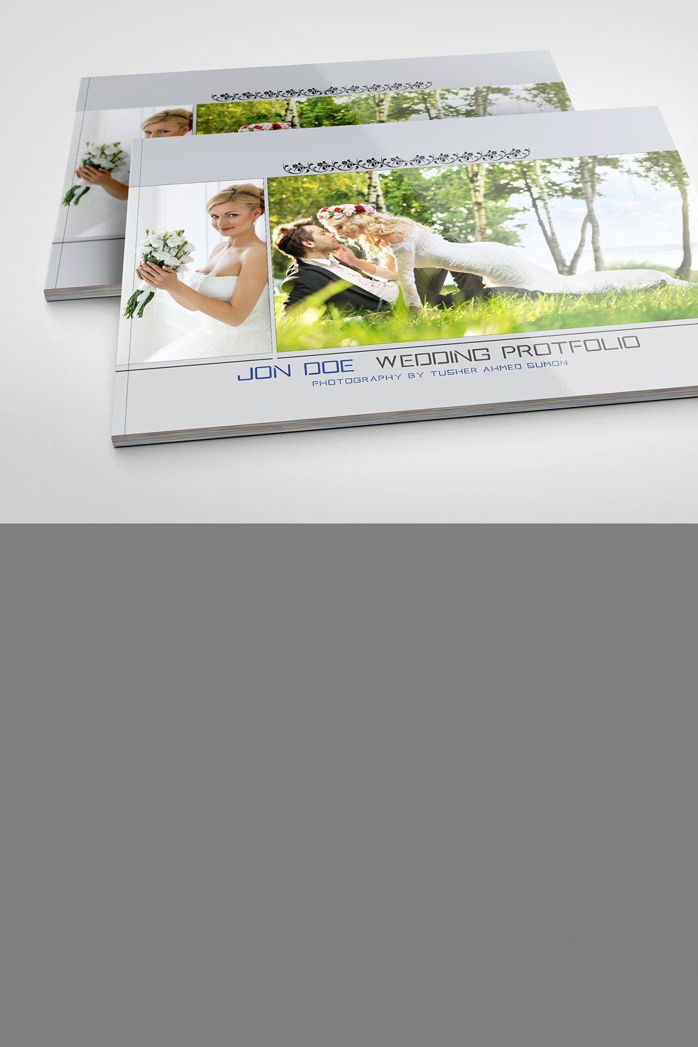 Wedding Protfolio Brochures pinterest preview image.
