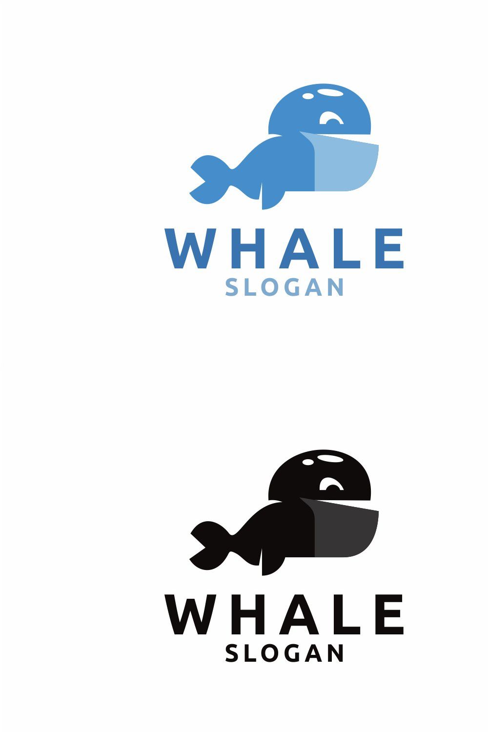 Whale pinterest preview image.