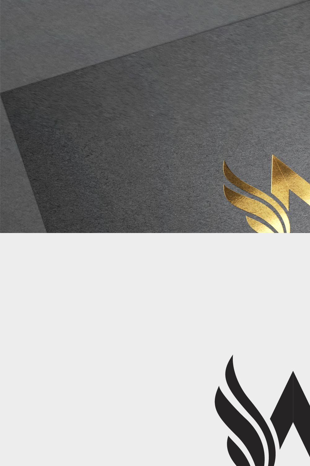 Wings A Logo pinterest preview image.