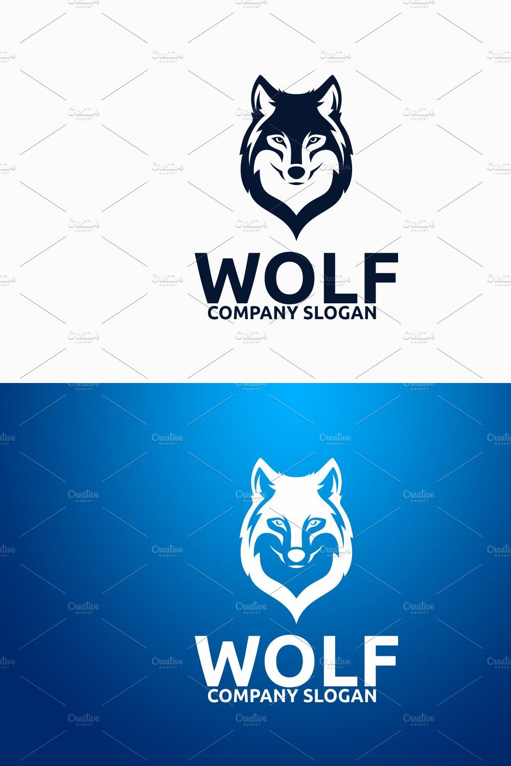 Wolf pinterest preview image.