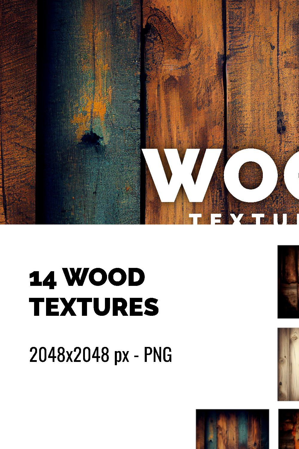 Wood Background Textures V1 pinterest preview image.