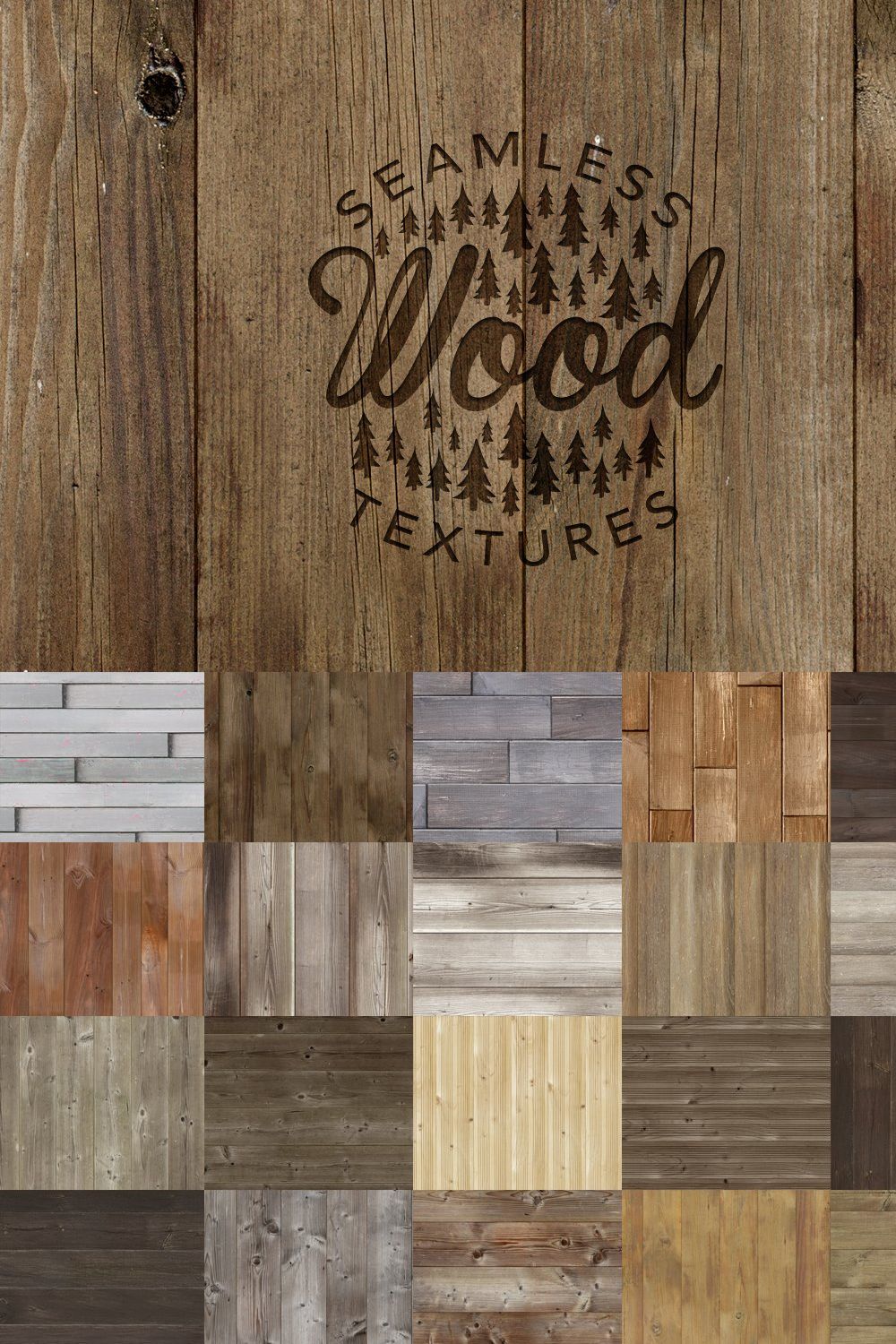 Wood Texture Pack 2 pinterest preview image.