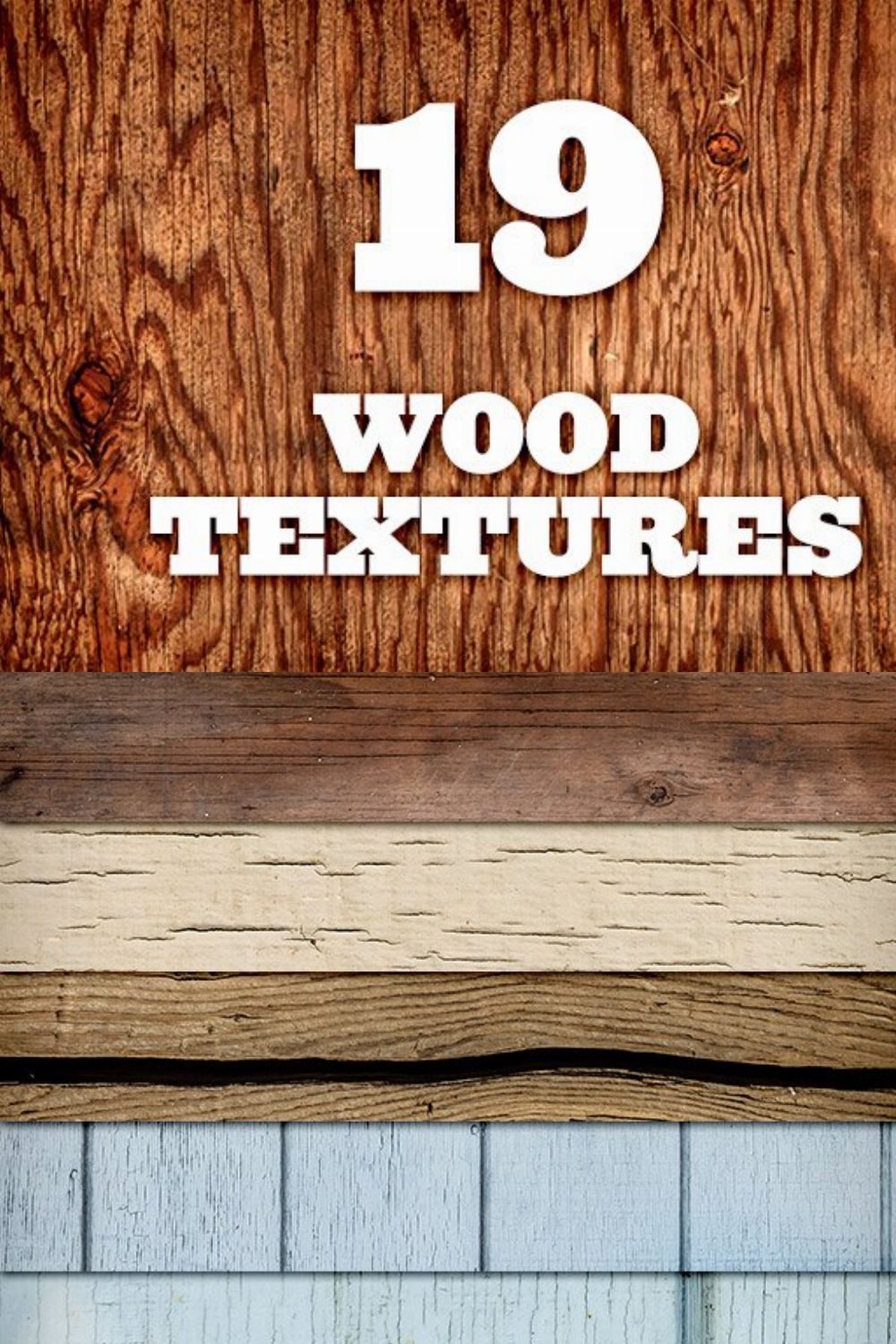 Wood Textures Pack 2 pinterest preview image.