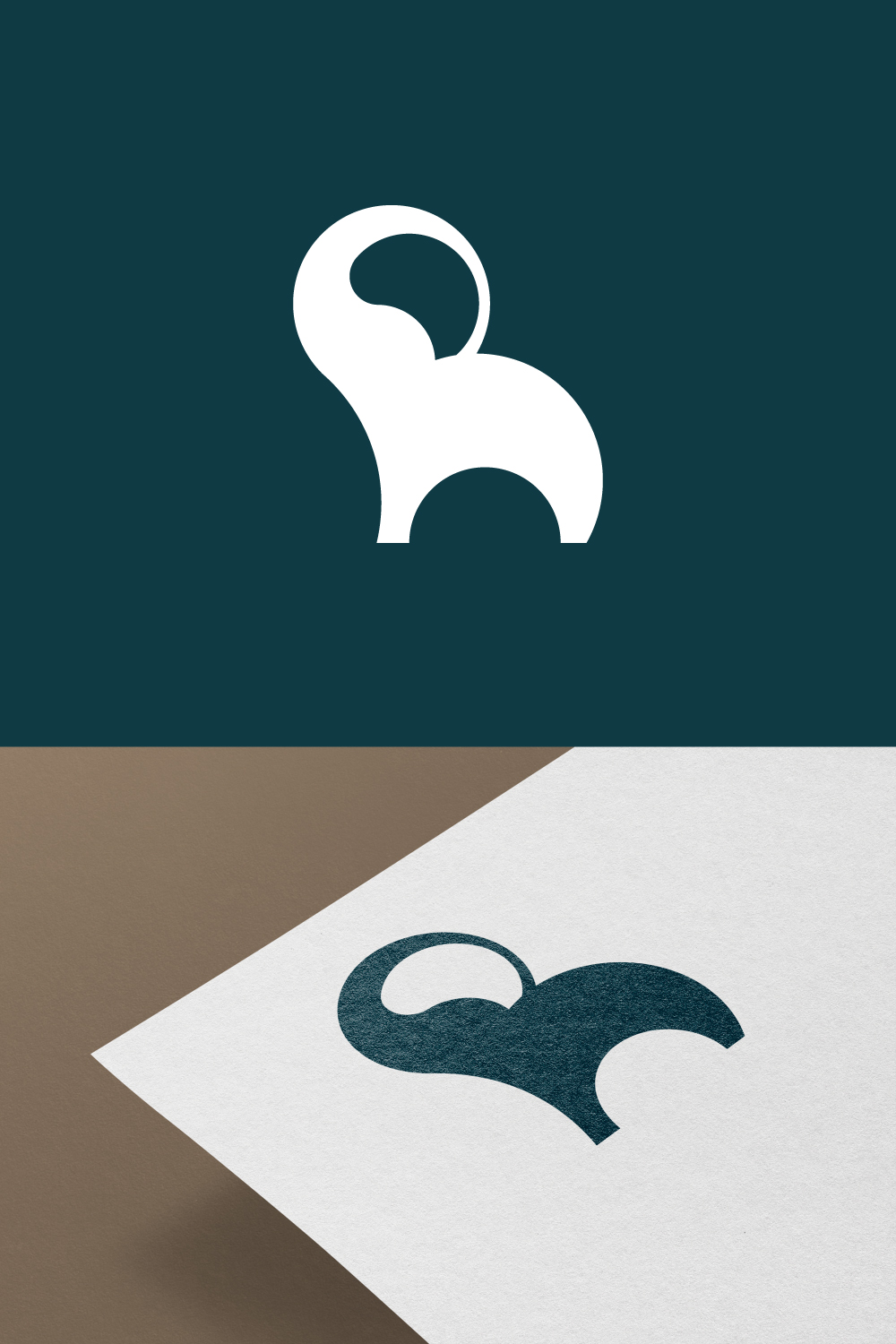 Elephant Logo Template just for 5$ pinterest preview image.