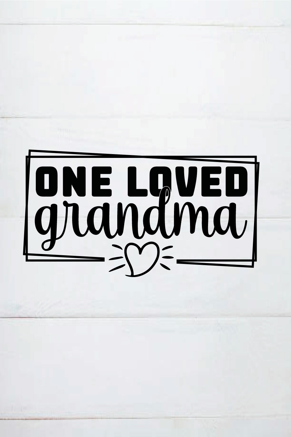 one loved grandma shirt pinterest preview image.