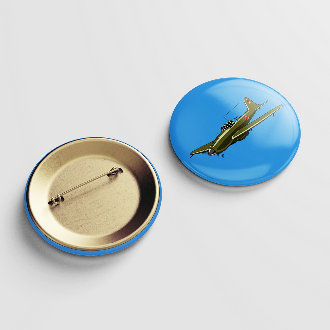 IL-2 Soviet Fighter Plane Clipart preview image.