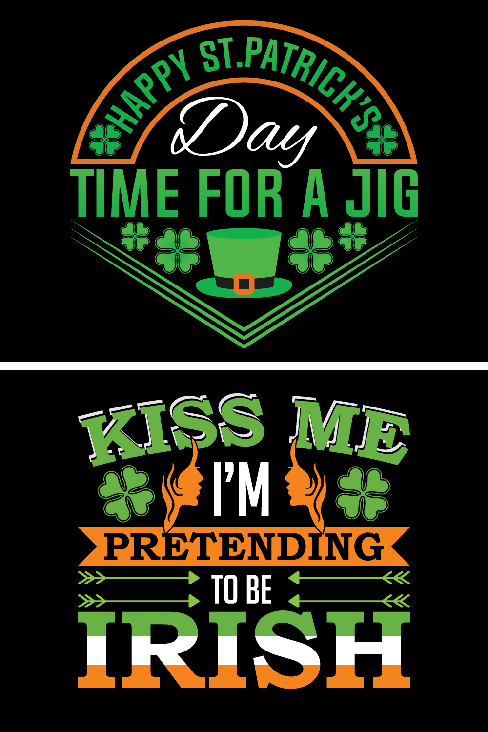 St partick's day T shirt design pinterest preview image.