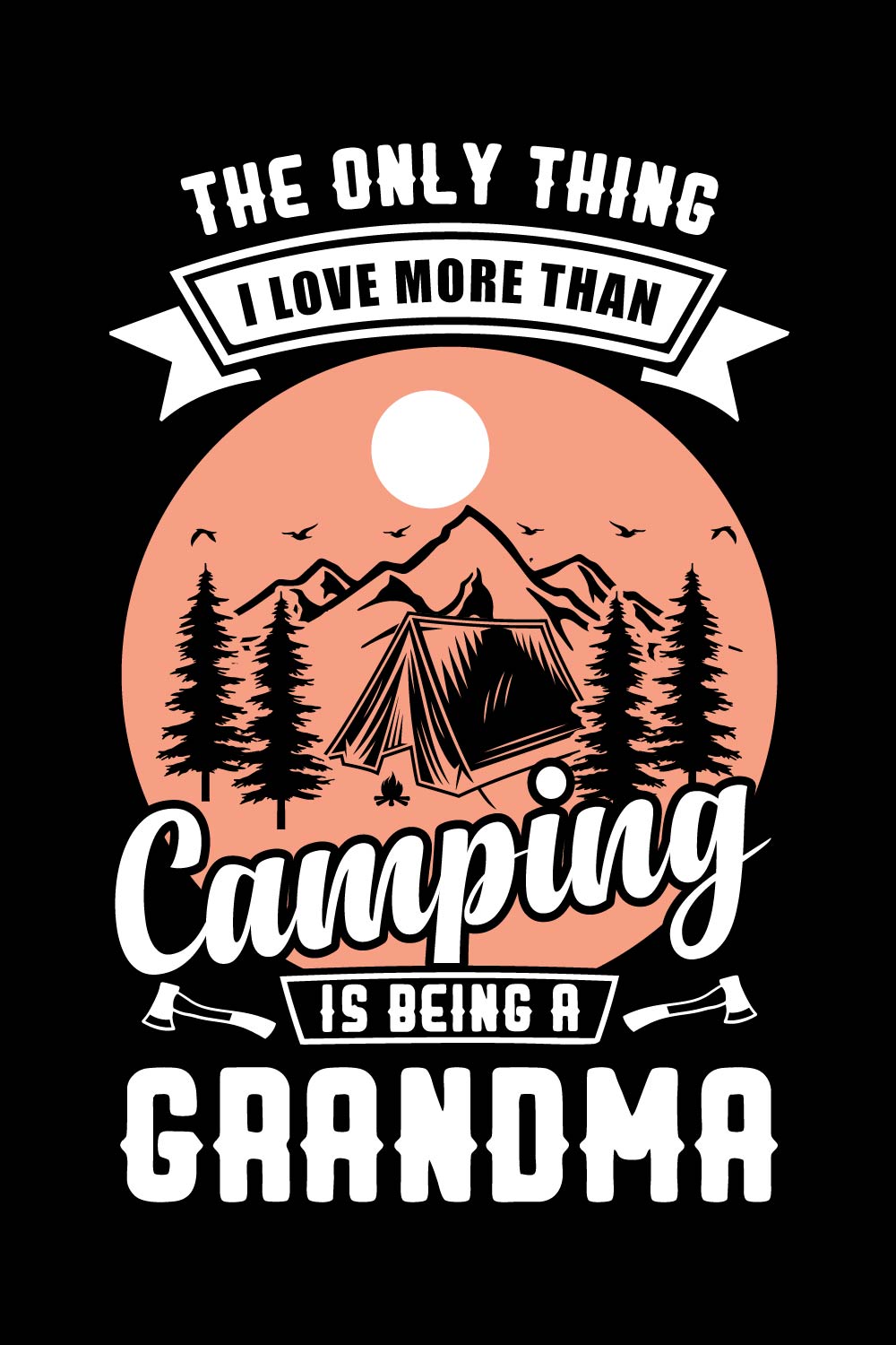 Camping t-shirt design boundle free svg pinterest preview image.