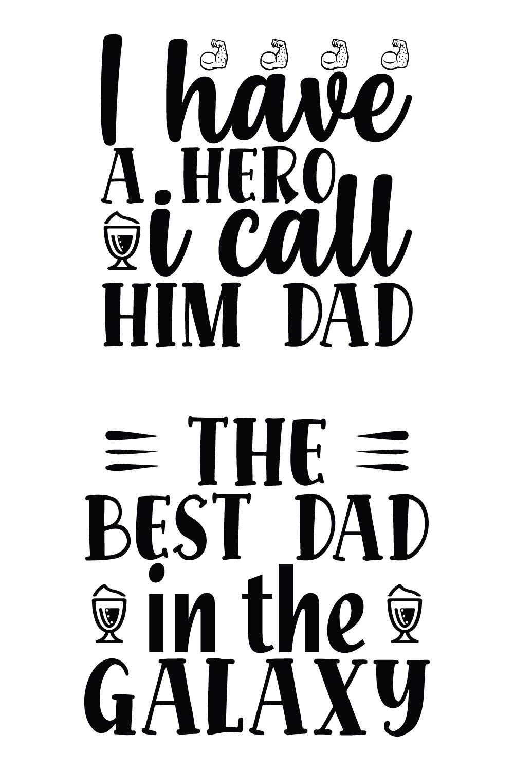 Father's Day SVG Bundle Vol - 4 pinterest preview image.