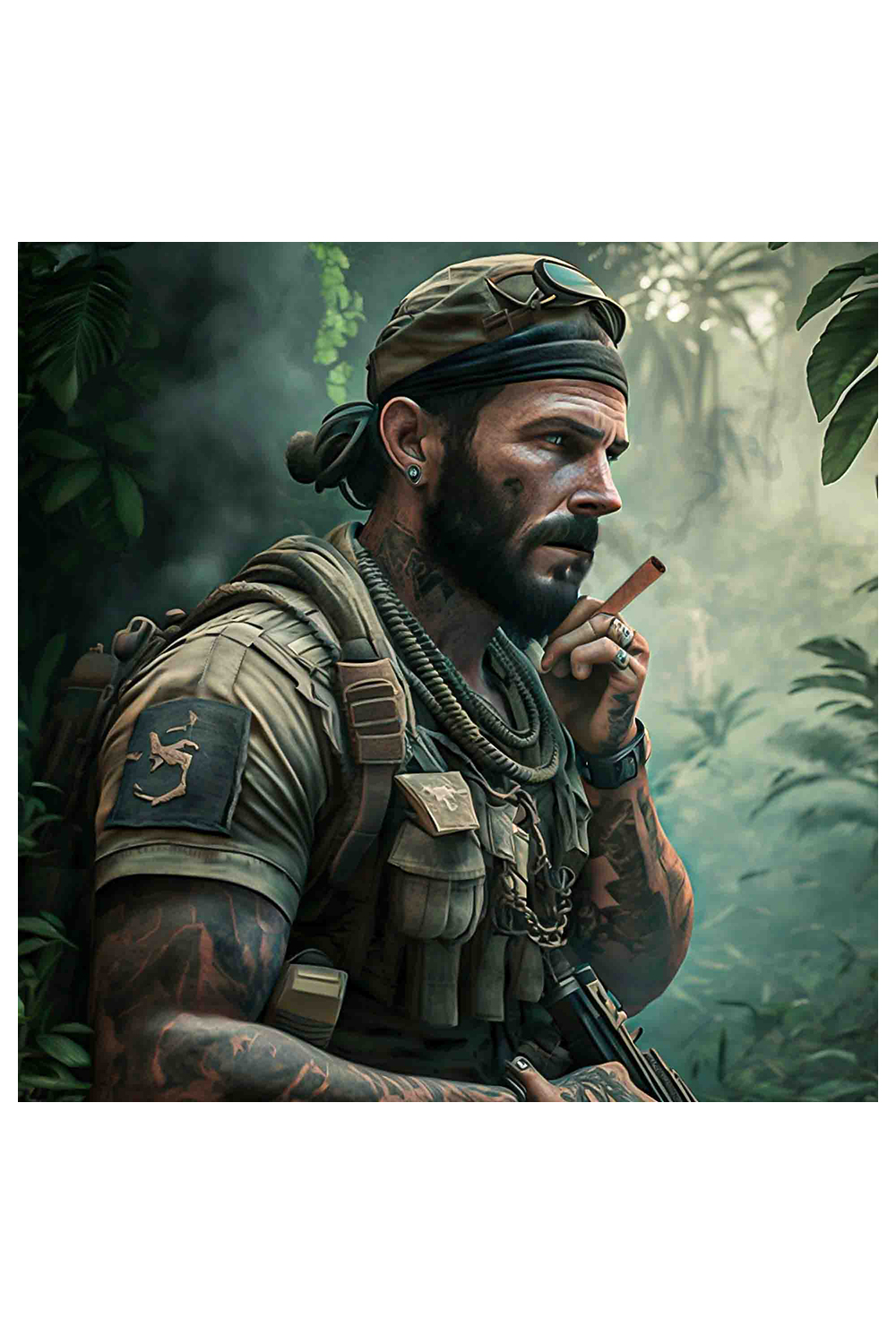 A Beautiful Realistic Gaming Character | Call of Duty | Character pinterest preview image.